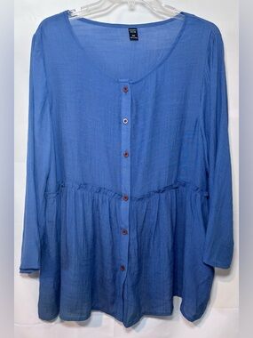 Emery Rose Button Down Shirt Size XXL